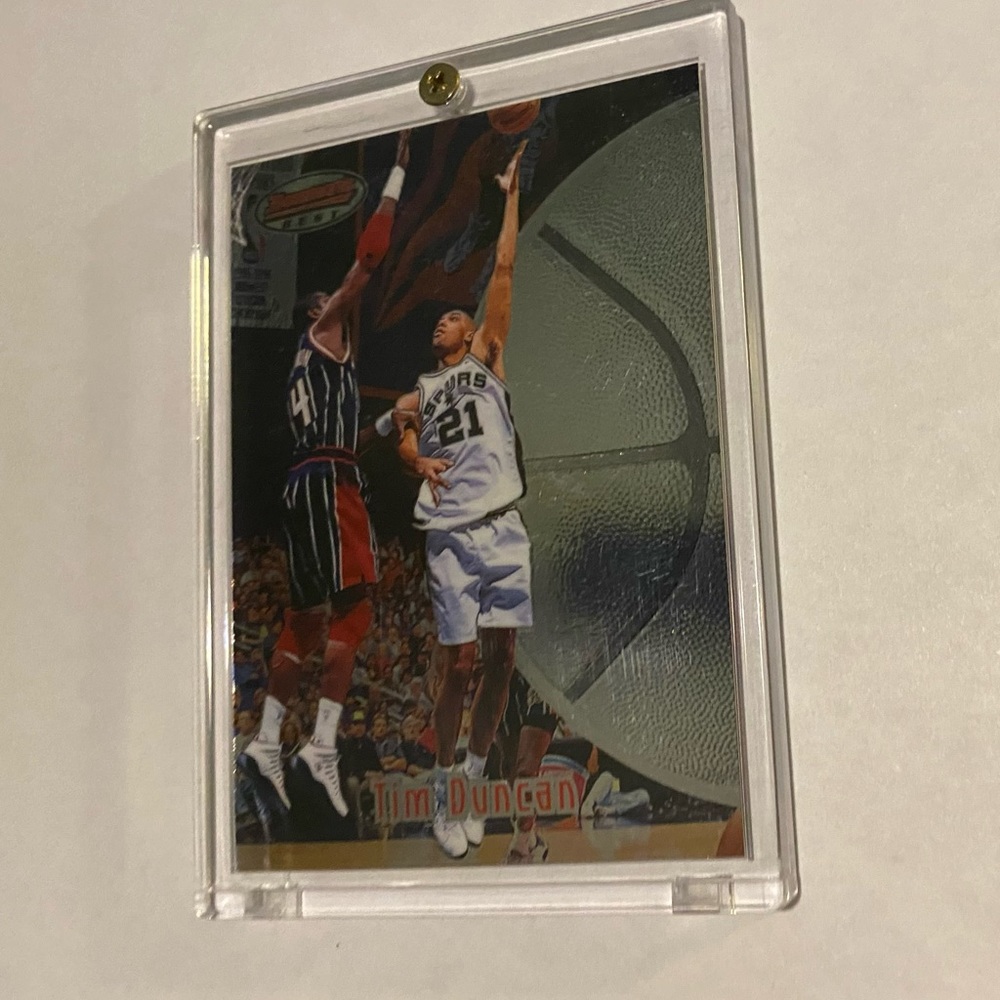 Tim Duncan 1998 Rookie Bowman's Best Basketball Cards Vintage Collectible